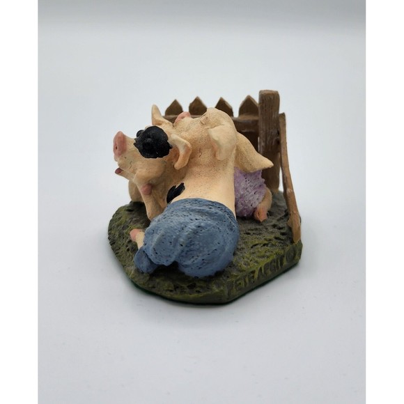"Move Please" Calabar Creations Pig Hollow Pete Apsit figurine  1994 Vintage - Picture 4 of 10